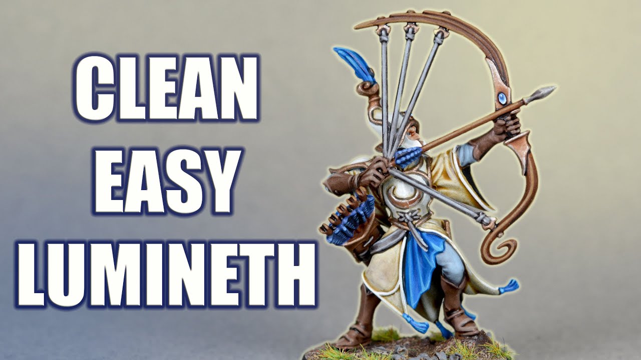 Army Painting Lumineth Realm-Lords Vanari Auralan Sentinels - A Warhammer Age of Sigmar Tutorial