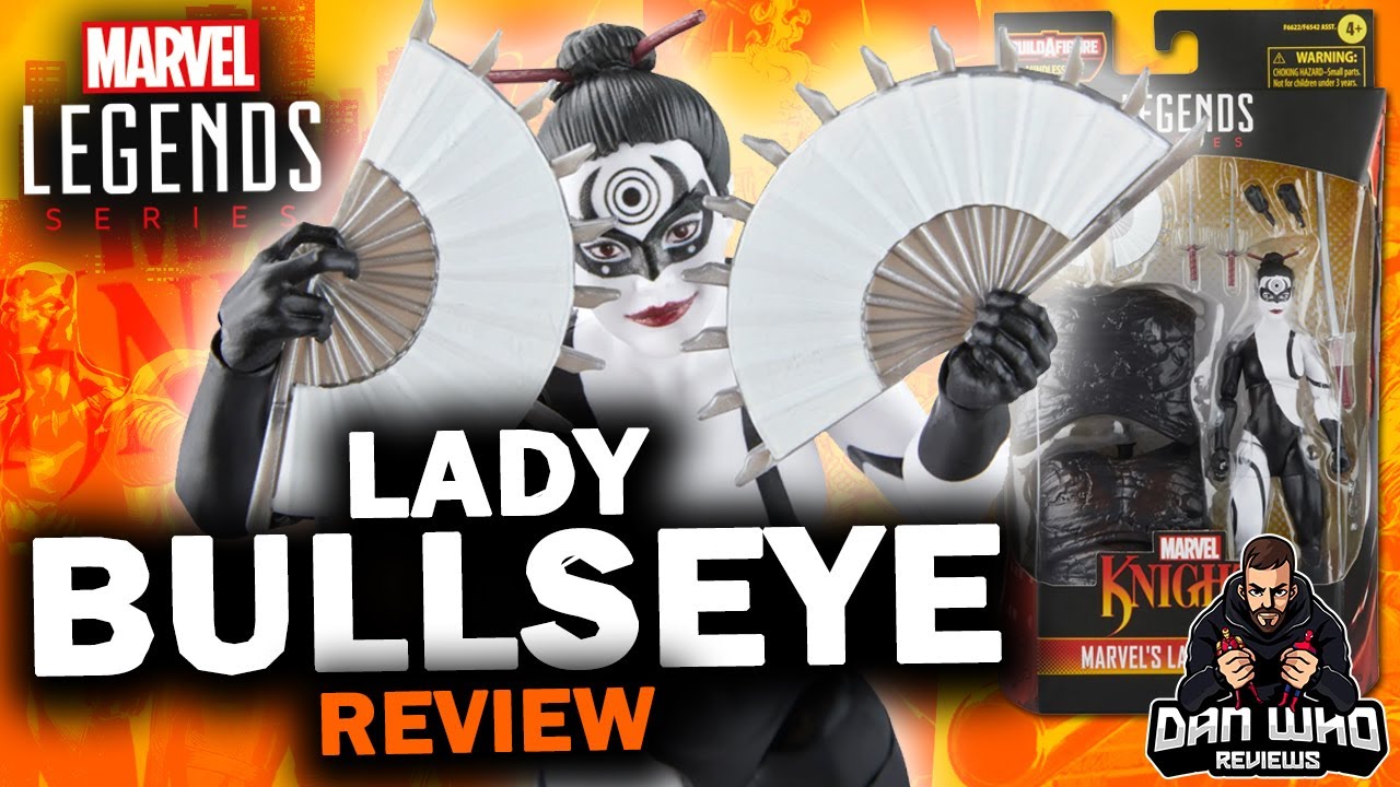 Marvel Legends Lady Bullseye Marvel Knights Wave (Mindless Ones BAF) Review