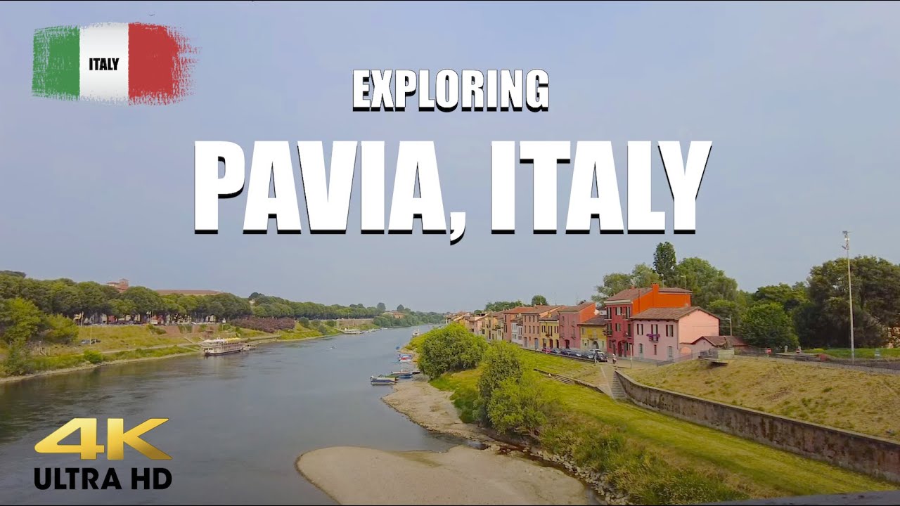 PAVIA DOWNTOWN DISTRICT | EXPLORING STREET  | TOWN | 4K UHD 60 fps | Binaural Audio | June 2021