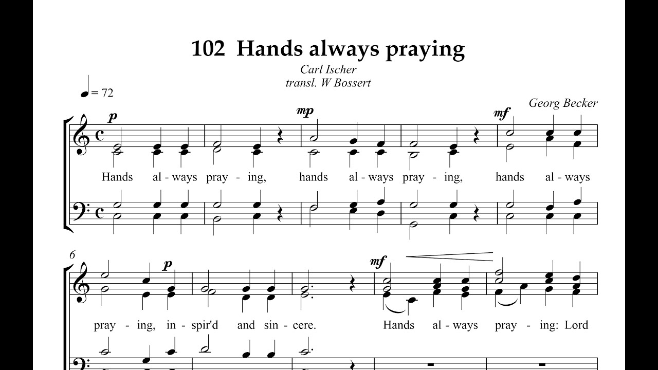 Hymn Collection 102   Hands always Praying