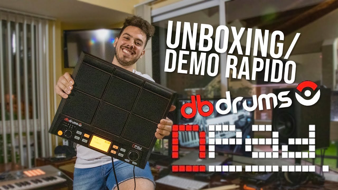 UNBOXING & DEMO rapido de la NPAD de dbdrums por @lauchalarsen