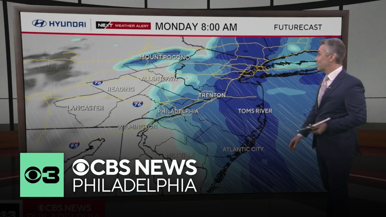 Tracking latest conditions in Philadelphia area as nor'easter intensifies