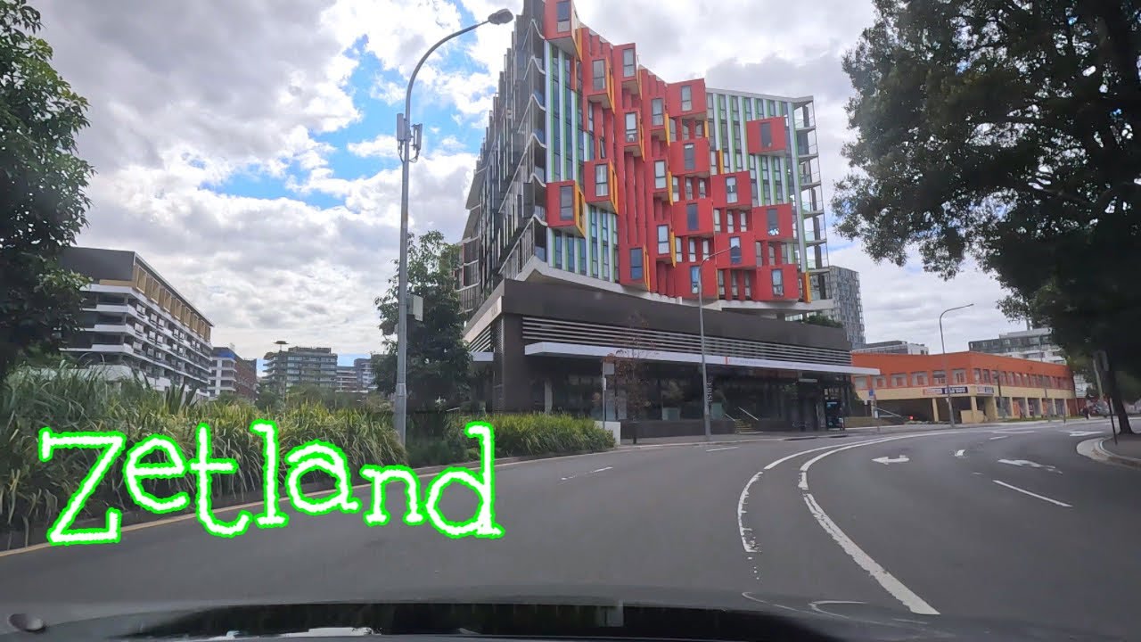 Sydney 🇦🇺[4K] Driving around -Zetland/ Waterloo