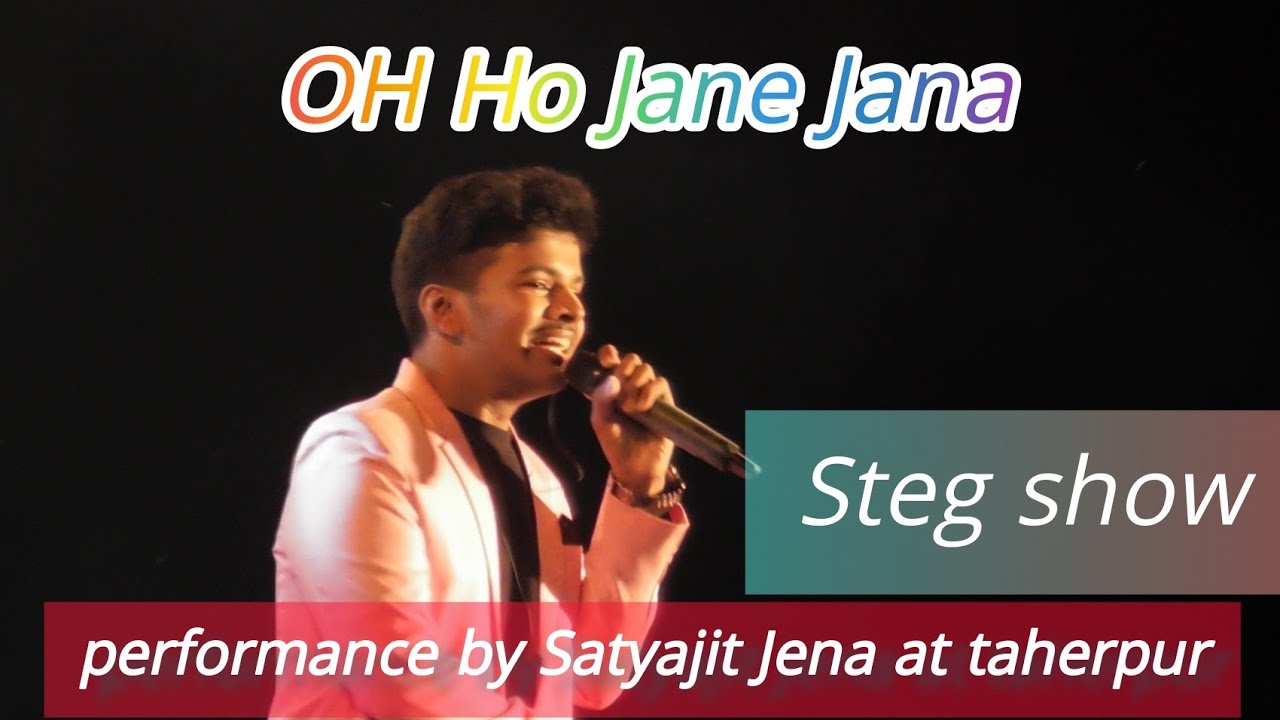 OH Ho Jane Jana Performance by Satyajit Jena at taherpur .@Satyajeet Jena Official 2022 #bollywood