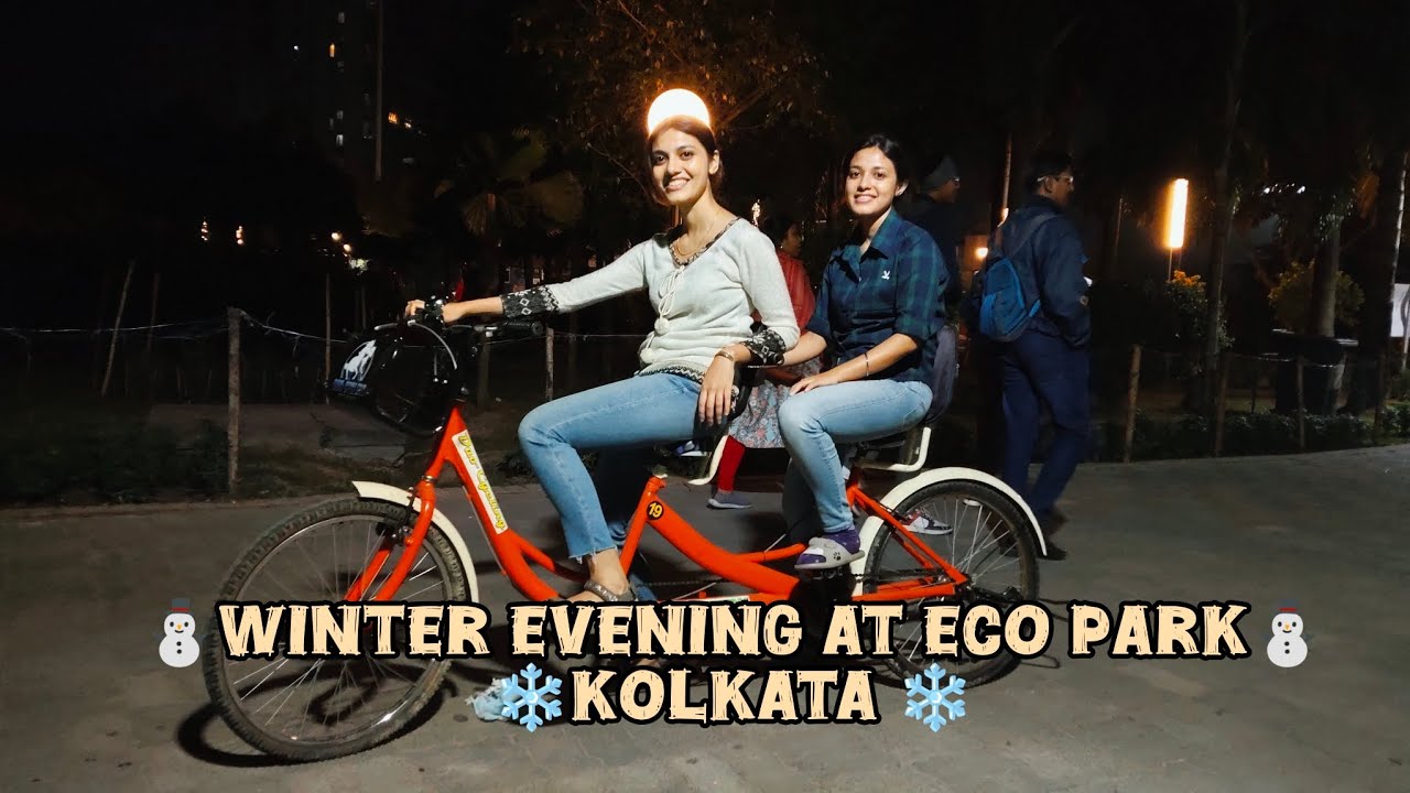 Winter evening at Eco Park, Kolkata❄️⛄| India International Grand Trade Fair✨