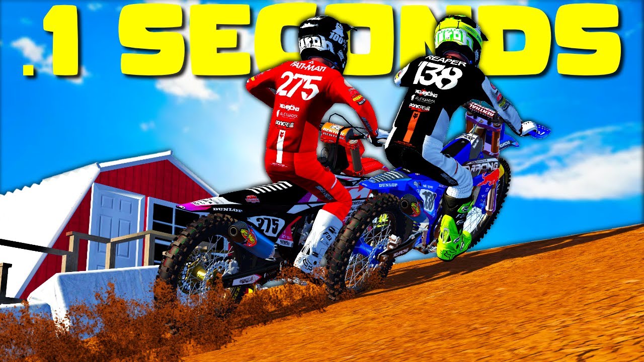 INSANE FINISH MX BIKES ELIMINATION RACE!