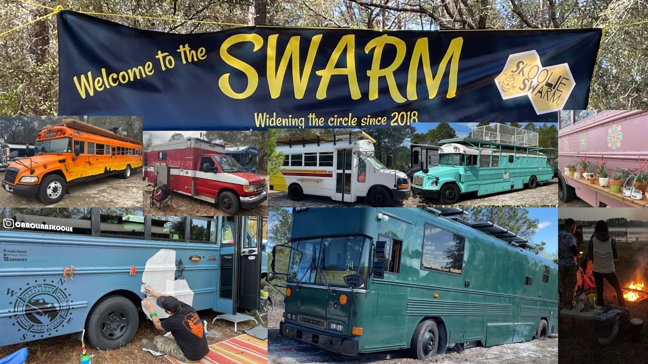 Skoolie Swarm 2023 - Another Perspective