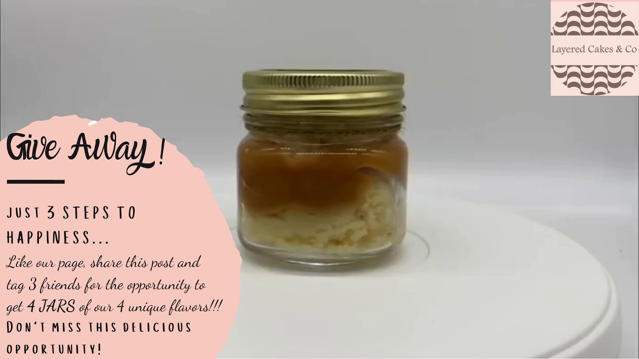 Layered Cake Jars - Give Away