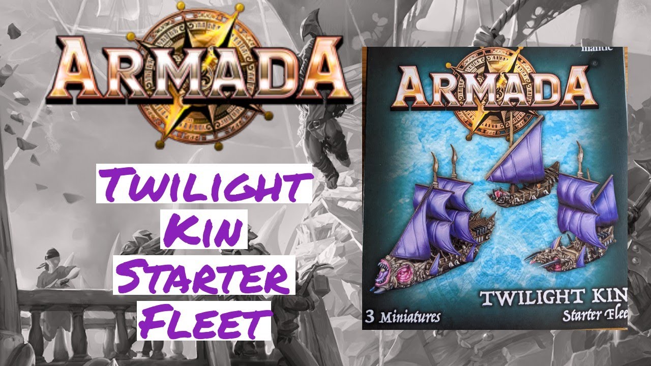 Kings of War Armada Twilight Kin Starter Fleet Unboxing (Word on misspack and customer service)