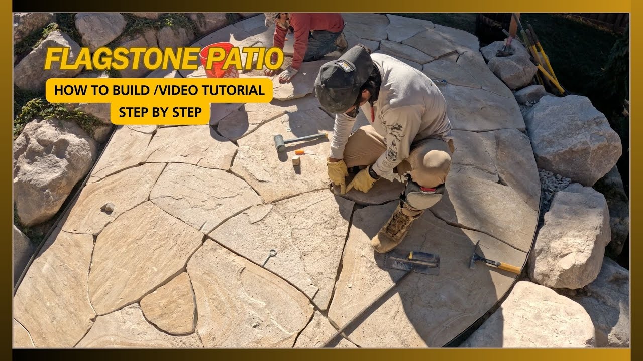 Flagstone Patio Installation | Step by step tutorial