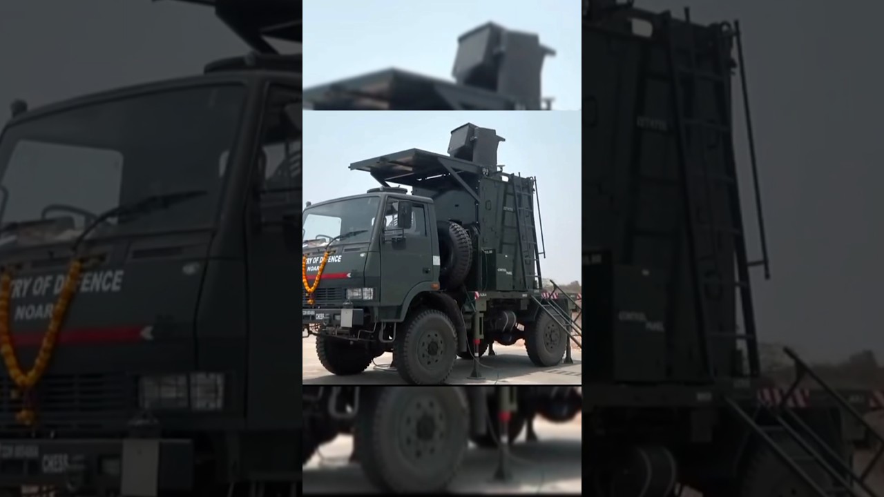 vehicle-mounted anti-drone laser weapon made by DRDO #shorts #fighterjet #indianarmed
