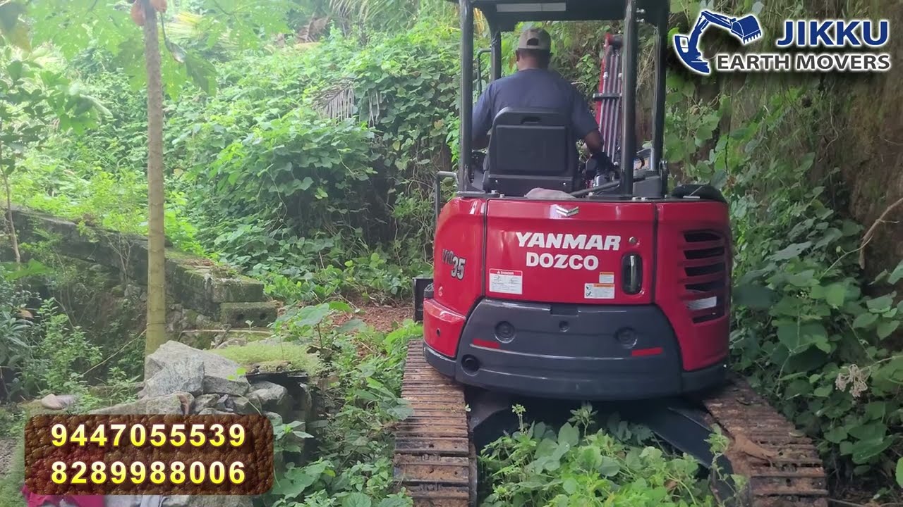 Yanmar 35 Plot Clearing Adventure: Farming Prep in Action! | HITACHI 35/85/140 | JIKKU EARTH MOVERS