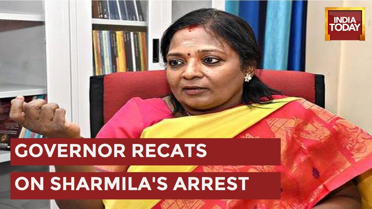 Telangana Governor Tamilisai Soundararajan Expresses Concern Over YS Sharmila's Arrest