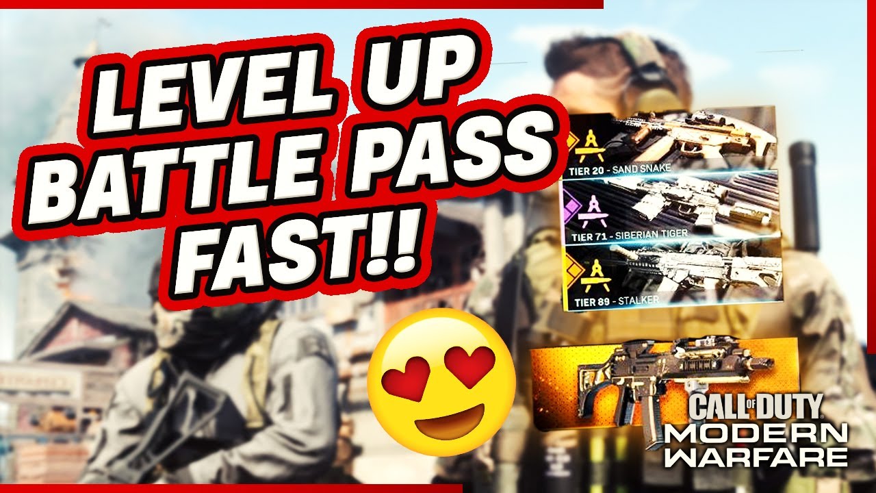 Fastest Way To Complete Battle Pass - Modern Warfare Season 4 LEVEL UP QUICK Tips & Tricks (GUIDE)