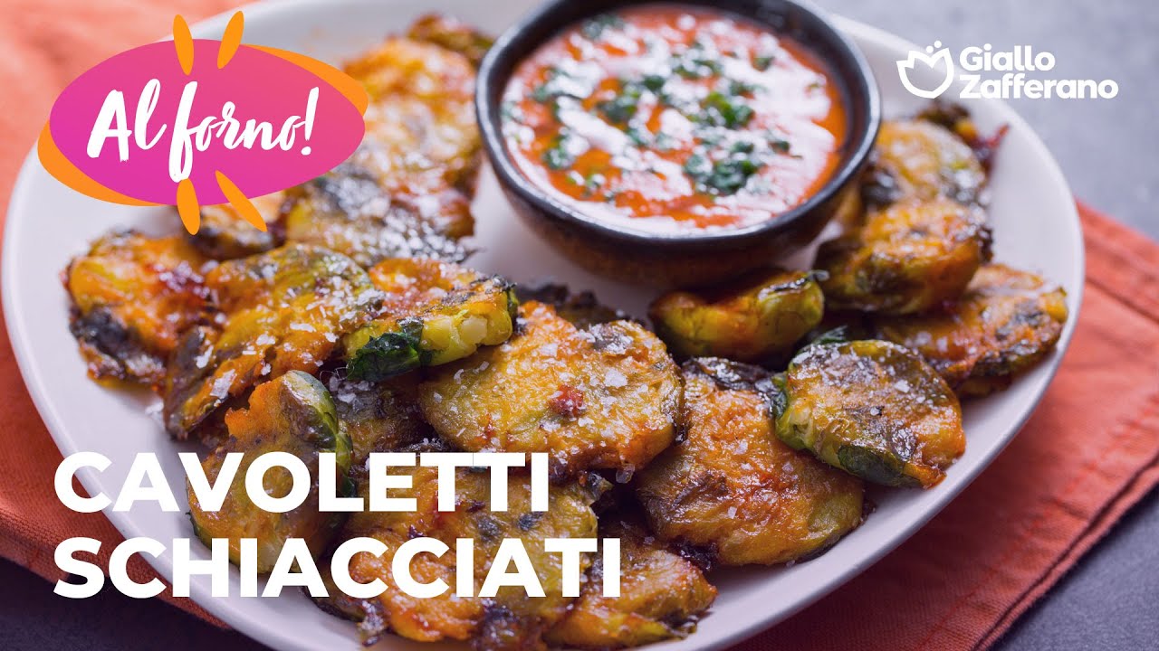 CAVOLETTI SCHIACCIATI pronti al FORNO - la RICETTA di GZ🤤🌿