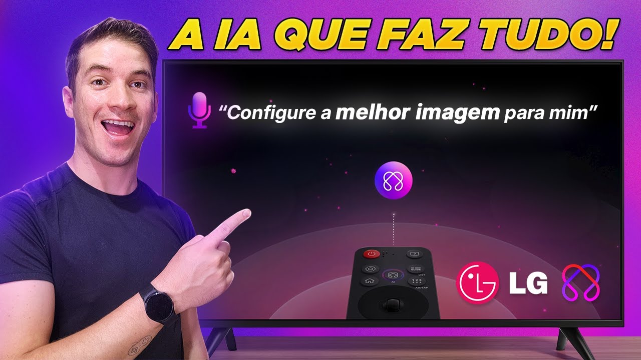 SMART TV LG - Como Usar o CHAT com IA para CONFIGURAR TUDO Na TV
