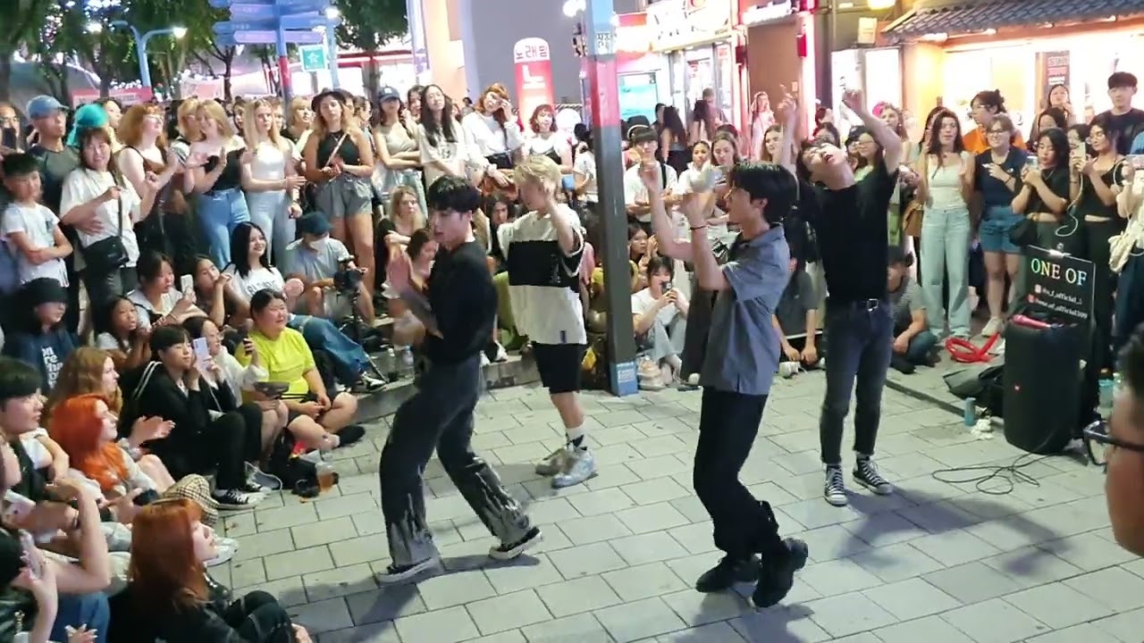 [STREET ARTIST] ONEOF. INTERACTIVE HONGDAE BUSKING. 230718.