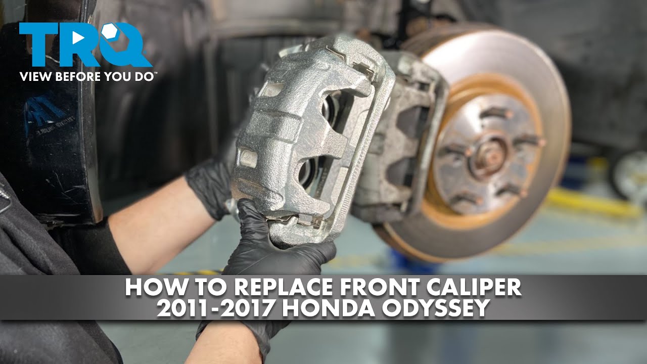 Как заменить передний суппорт Honda Odyssey 2011-2017