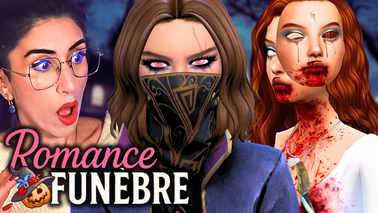 🎃 Nouveau challenge d'Halloween | CHALLENGE ROMANCE FUNEBRE [LIVE REPLAY] - SIMS 4