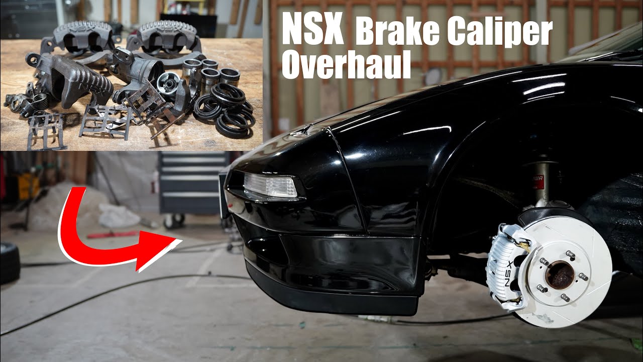 1991年のNSXのキャリパーをオーバーホールして新品のように綺麗にするぞ！