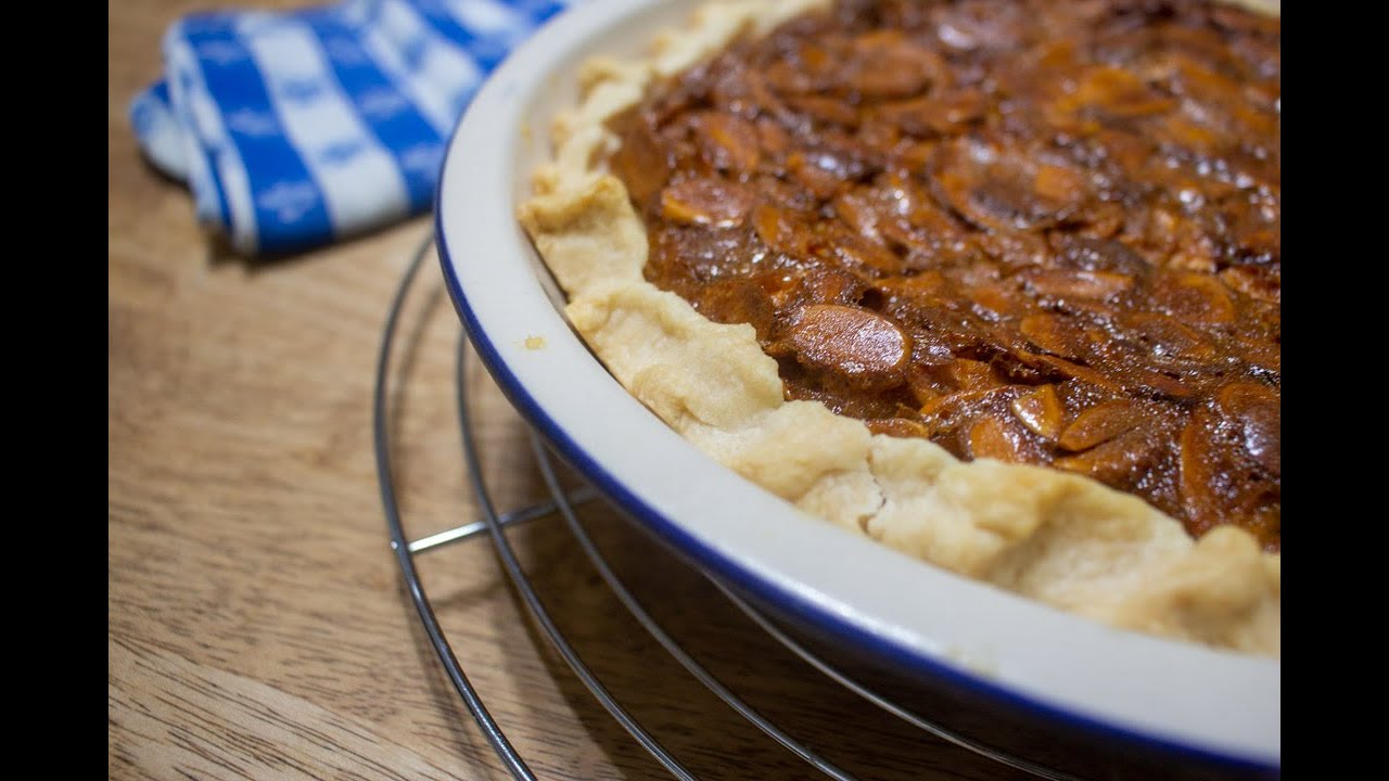 Almond Pie with Coconut Oil Crust