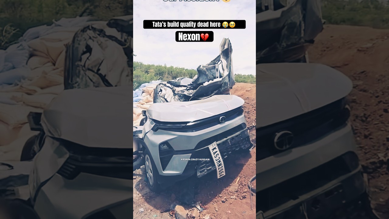 Tata Nexon accident 💔😭. #shorts #accident