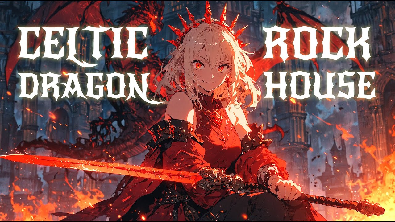 Celtic Rock Symphony🔥Dragon House Artwork 1.2 Hours of Medieval Vibes for Gaming, Work & Study⚡