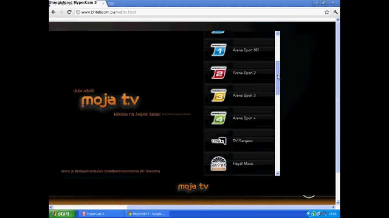 kako gledati tv preko interneta bez downloada