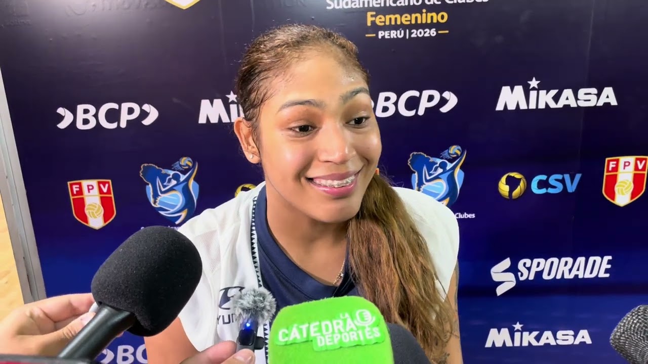 Yanlis Féliz 🇩🇴🏐: “Quiero decirle al hincha de Alianza que sigan con esa buena vibra,los escuchamos”