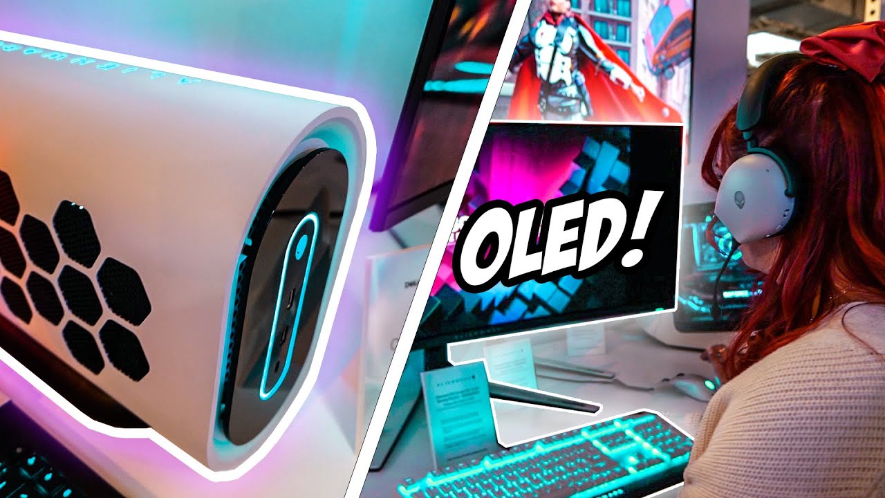 Hands-on with Alienware's X14 Laptop, OLED Ultrawide, Concepts and More! - CES 2022