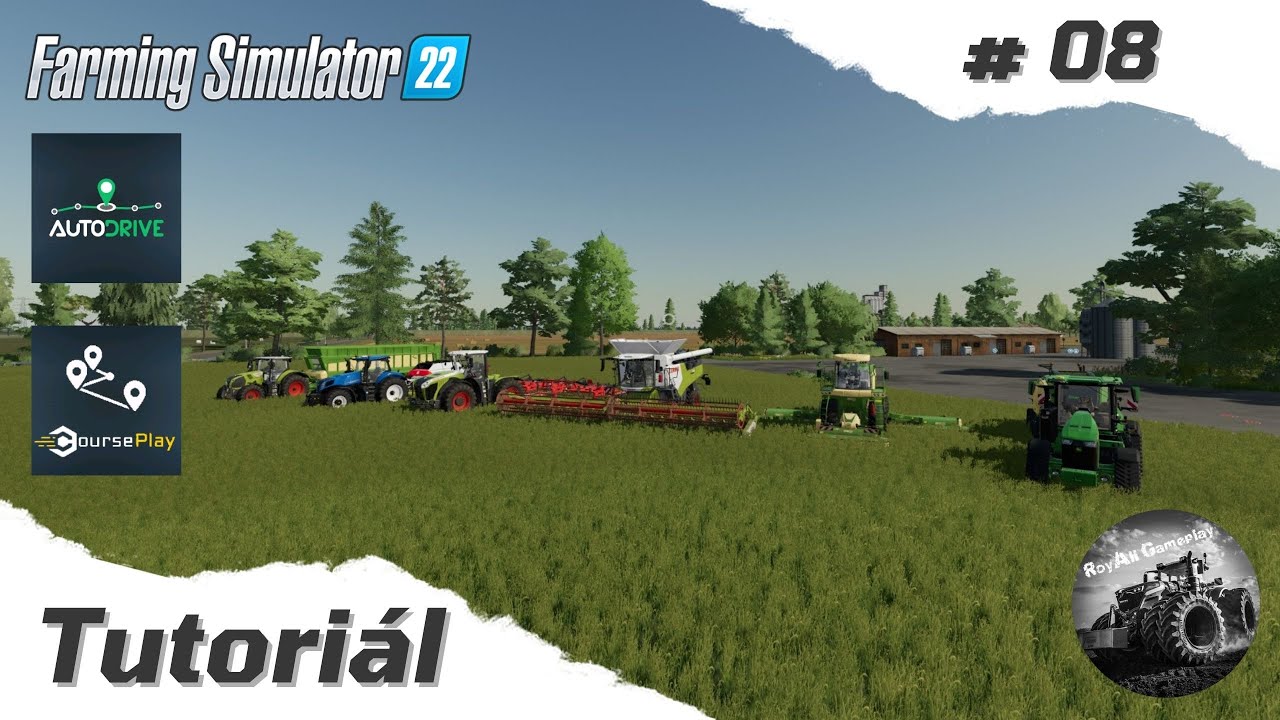 #08: Útkereszteződések és földutak létrehozása! 🚜 | CP + AD | FS22 Tutoriál | 🚜 🎮