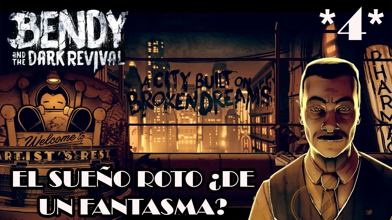 *4* | BENDY AND THE DARK REVIVAL _ESCAPANDO DEL ESTUDIO | #gameplayespañol #terror #vintage