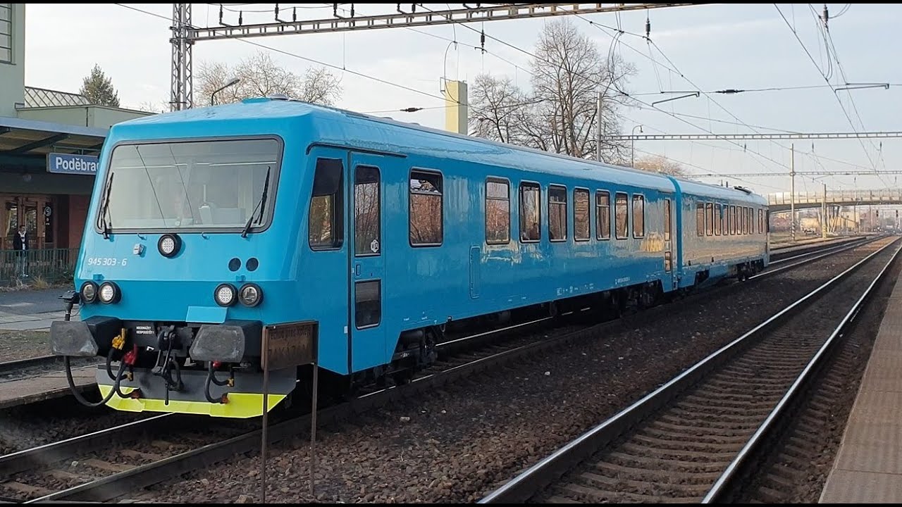 Poděbrady - vlaky (ARRIVA) + hlášení (HIS) | UHD kvalita