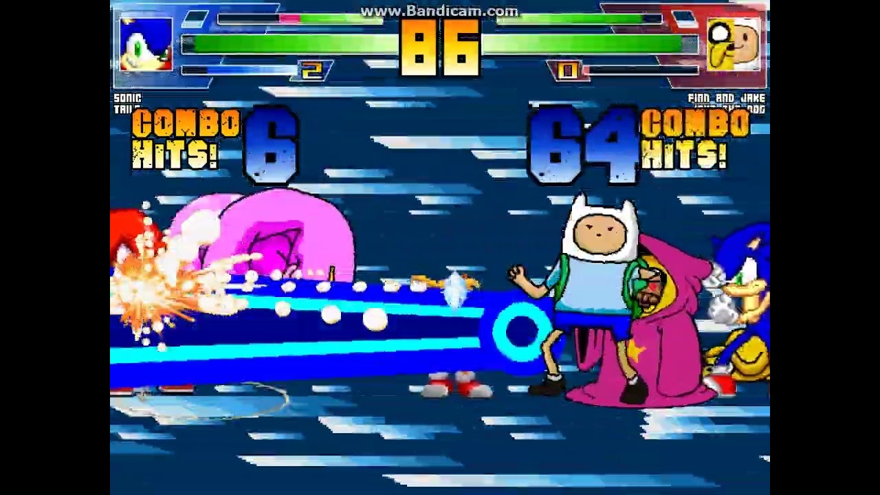 MUGEN battle #7506: Sonic Series vs Adventure Time