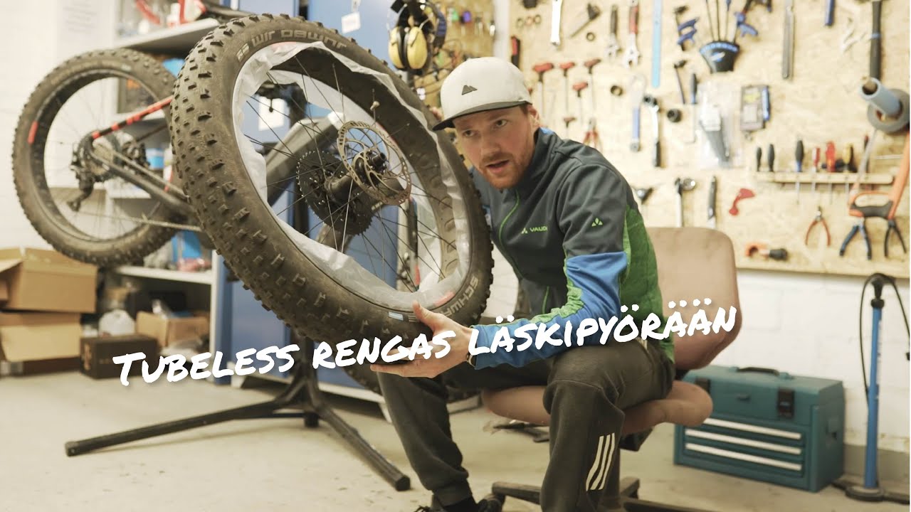 Tubeless rengas läskipyörään