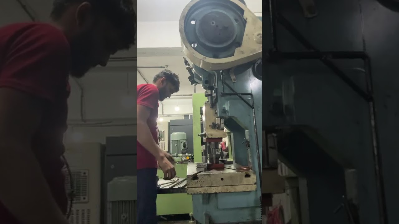 50 ton power press machine tools setting Full video #vralvideo #power #press #viral #machine 