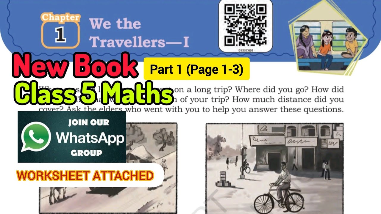 NEW BOOK CLASS 5 MATHS / Chapter 1 - We the Travellers &mdash; I / Part 1 Video / NCERT NEW BOOK 2025
