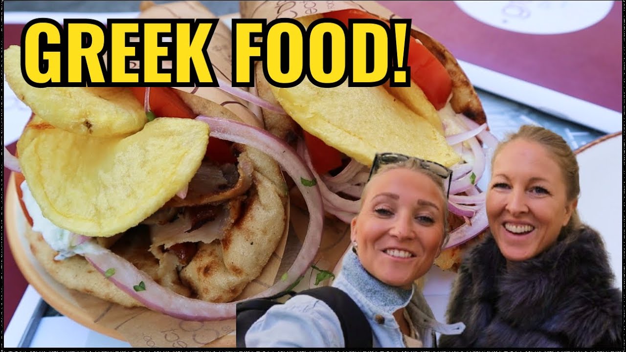 ATHENS VLOG: GREEK FOOD | GYROS & LOUKOMADES | ATHENS CITY CENTER || LIVING IN GREECE