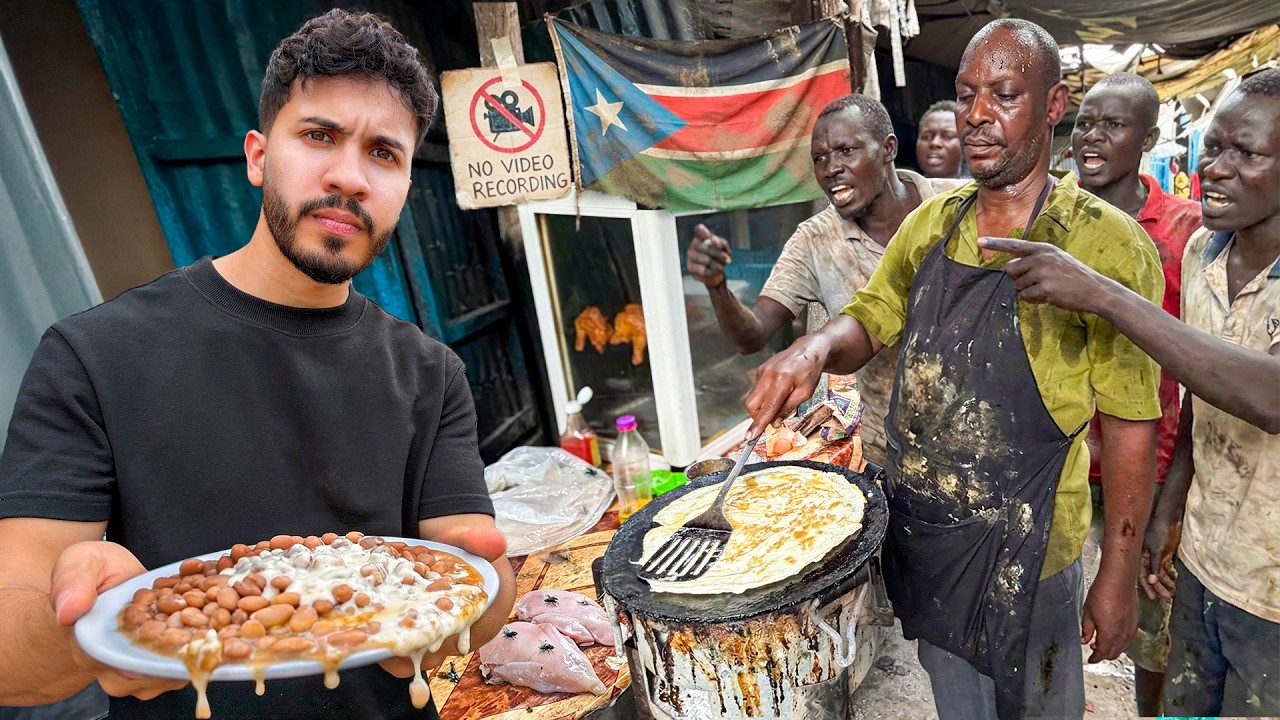 Probando COMIDA CALLEJERA en SUDÁN DEL SUR 🇸🇸 (Prohibido Grabar)