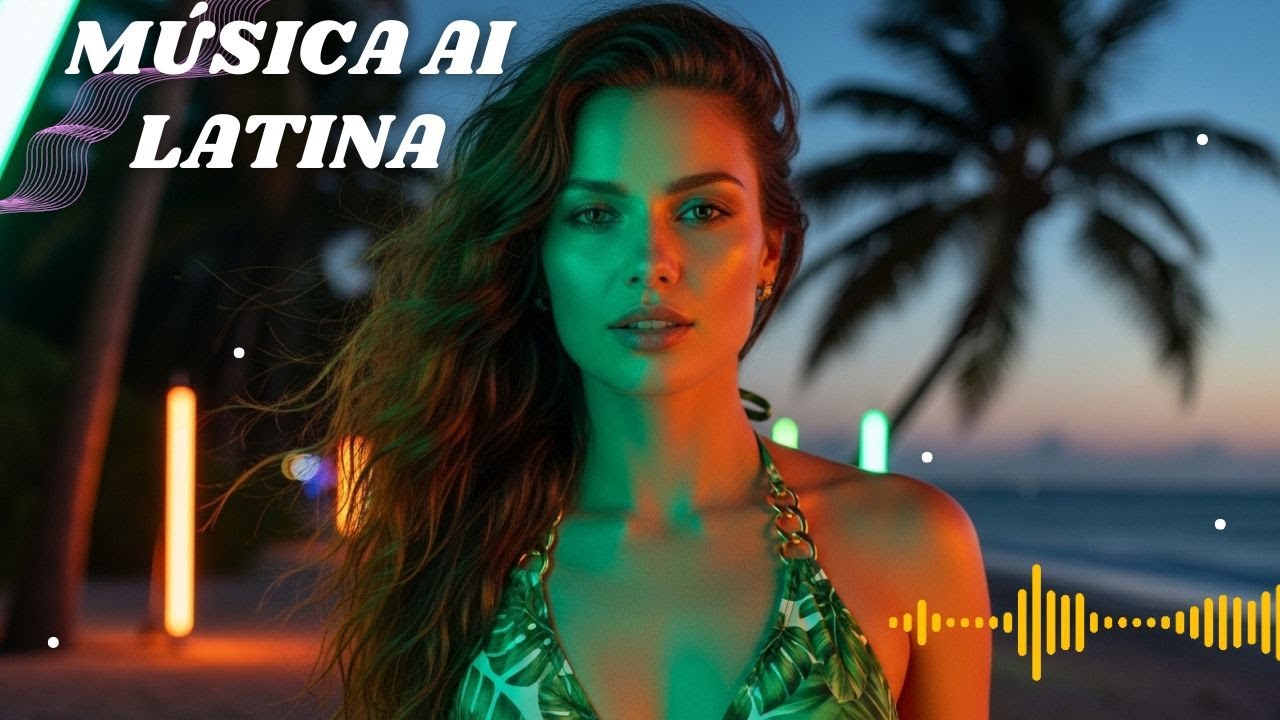 Bajo Luces de Neón 🌴 | LIVE Música AI Latina