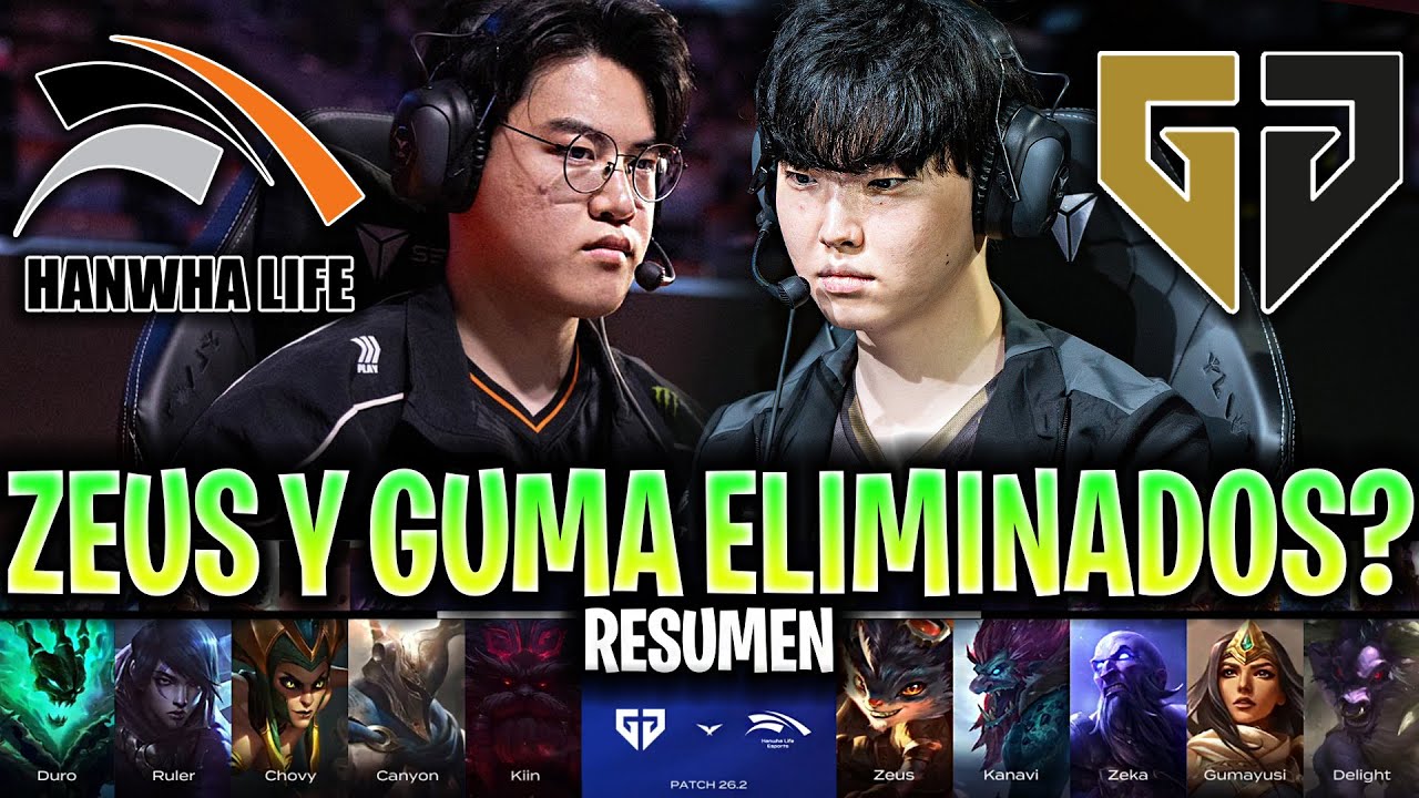 GENG deja a GUMAYUSI y ZEUS FUERA de LA LCK?😱 | GEN vs HLE Resumen Completo LCK Cup 2026
