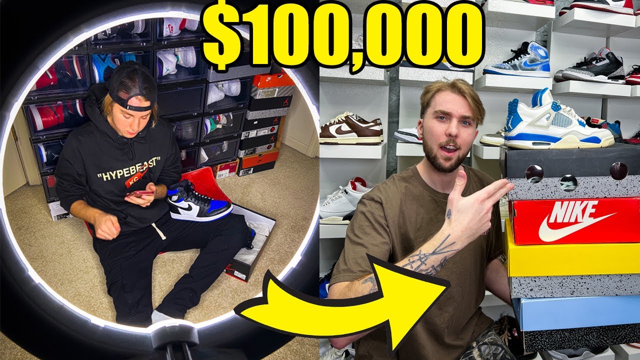 How I Made Over $100,000 Reselling Used Sneakers!?