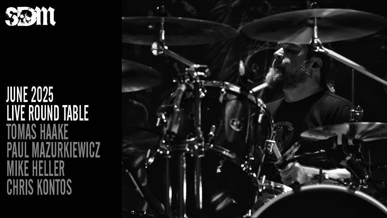 June 2025 Round Table With Tomas Haake, Paul Mazurkiewicz, Mike Heller, and Chris Kontos
