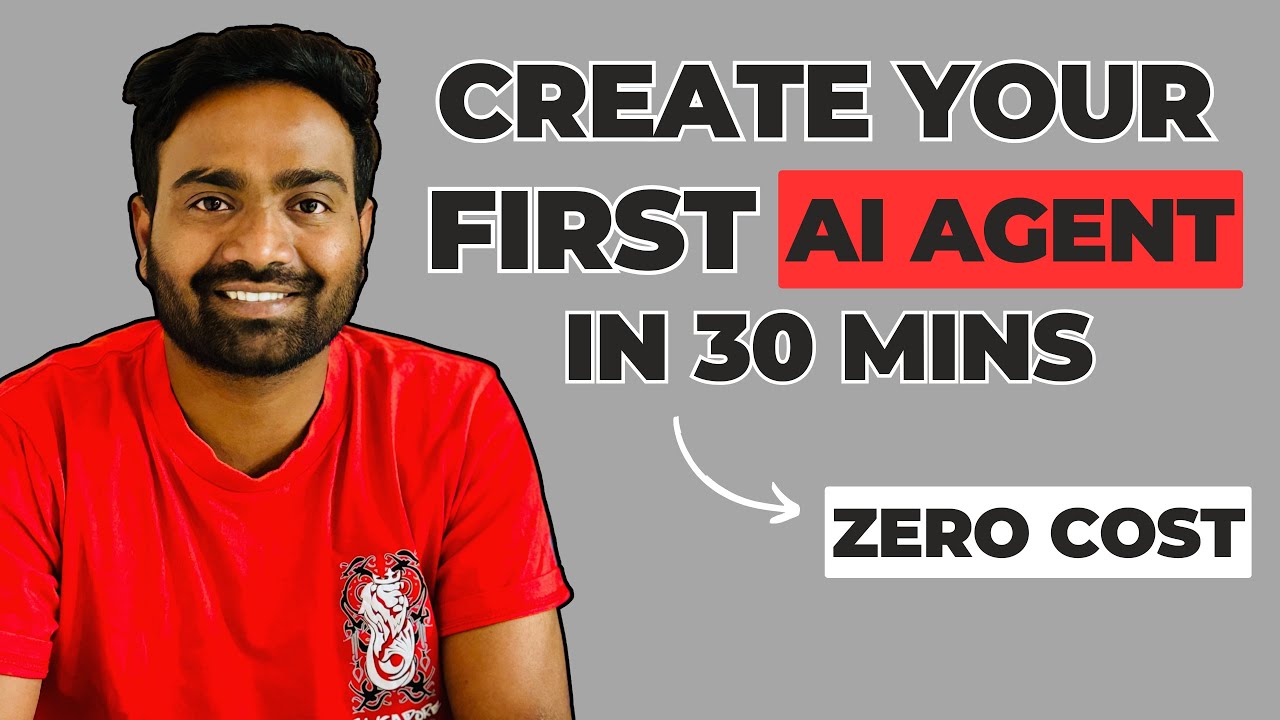 Day-7 | Create your First AI Agent with zero coding and zero cost | Beginner Level Guide