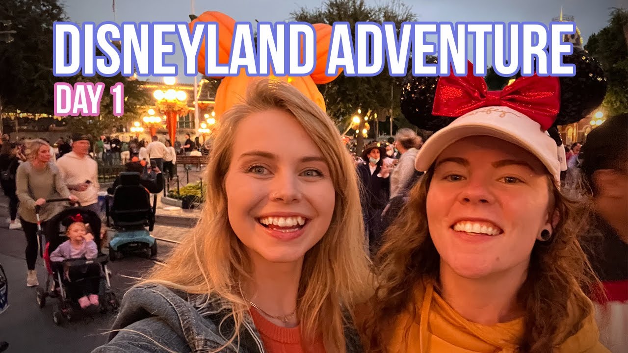 Disneyland Day One! - Vlog - Hailee And Kendra