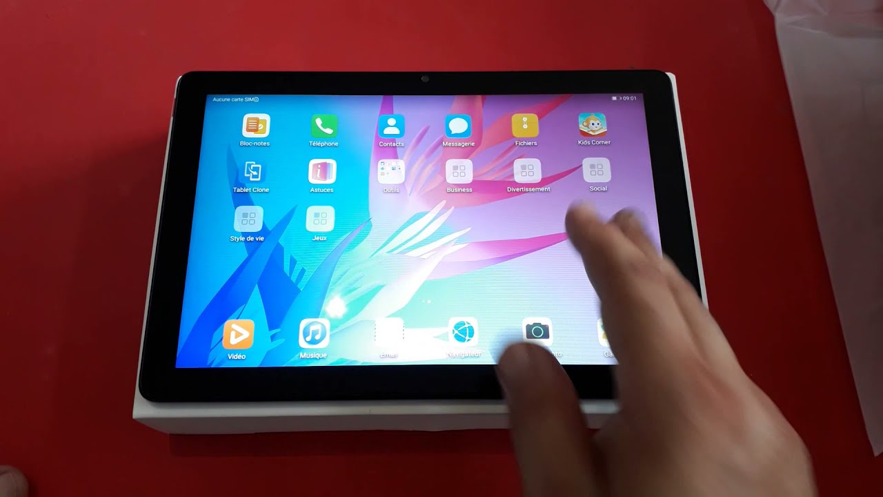 Unboxing tablette Huawei Mediapad 10,review, test camera