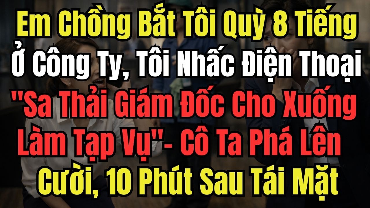 Em Chồng Bắt Tôi Quỳ 8 Tiếng Ở Công Ty, Tôi Nhấc Điện Thoại: ''Sa Thải Giám Đốc Cho Xuống Làm Tạp Vụ