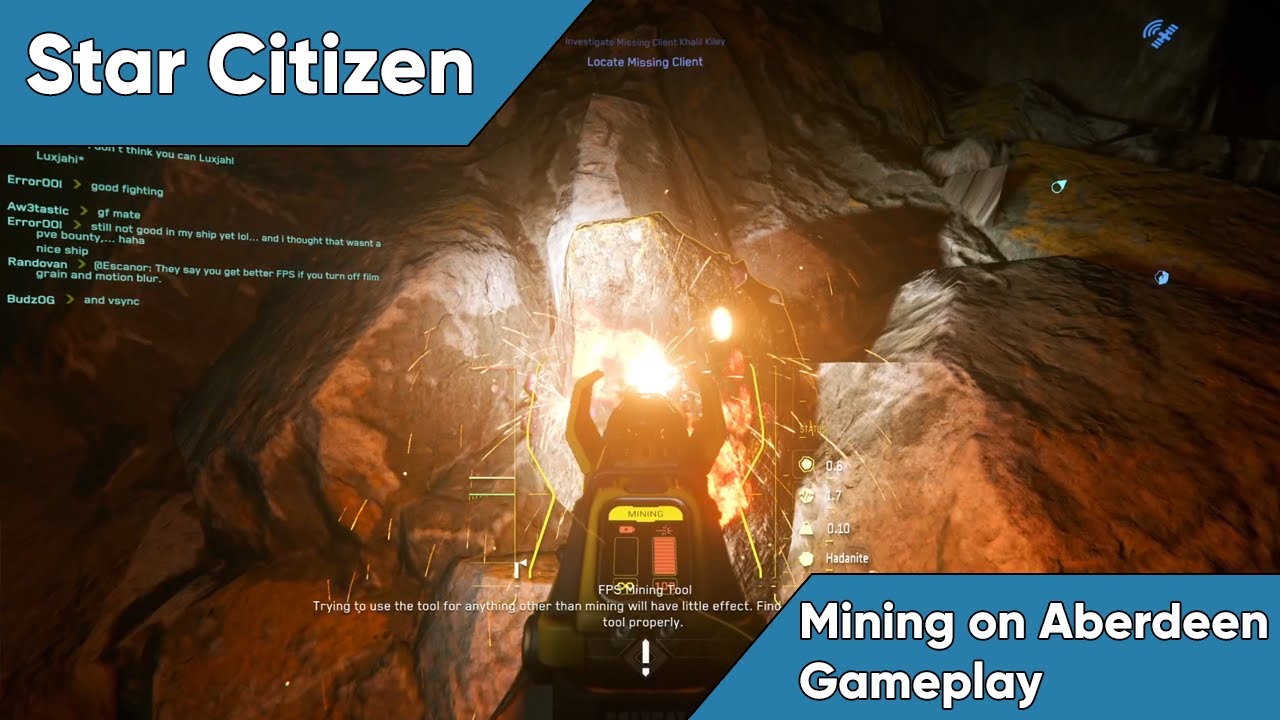 Star Citizen Day 1 Gameplay - Mining on Aberdeen (New Year's Edition)