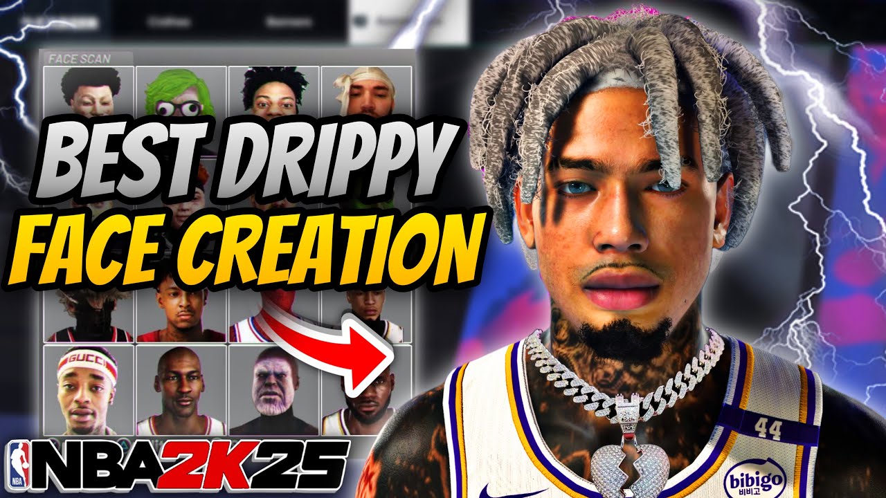 NBA 2K25 ЛУЧШИЙ РУКОВОДСТВО ПО СОЗДАНИЮ КАПЛЯЩЕГО ЛИЦА!