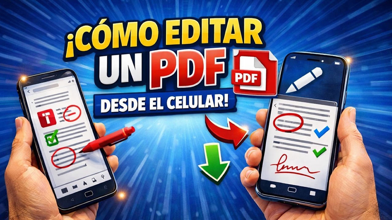 Como Editar un PDF desde mi Celular GRATIS